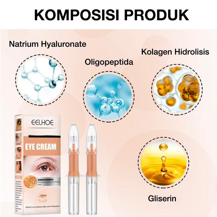 Anti-Wrinkle Eye Serum-direkomendasikan oleh dokter di salon kecantikan Korea-mengurangi kantung mata, lingkaran hitam, menghilangkan kerutan mata-sepuluh tahun lebih muda dalam tujuh hari